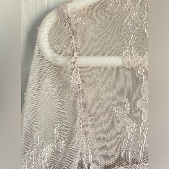 Coquette  Blouse AEO Lace Ruffle Top XL Ethereal - Picture 7 of 16